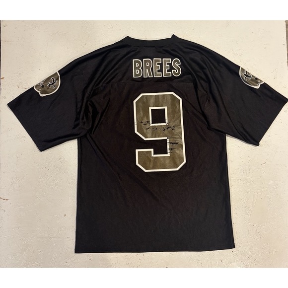 VTG Mens M Drew Brees #9 New Orleans Saints NFL Players Inc. Throwback Jersey - Picture 9 of 10